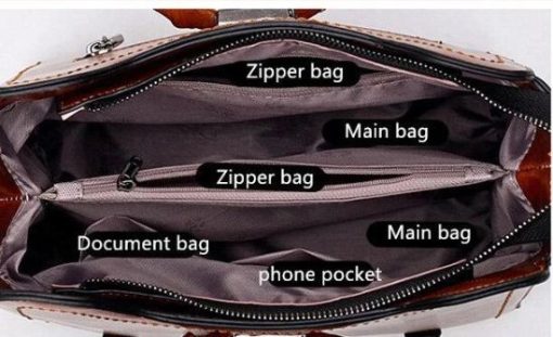 Mercedes High Class Leather Women Handbag - Image 13