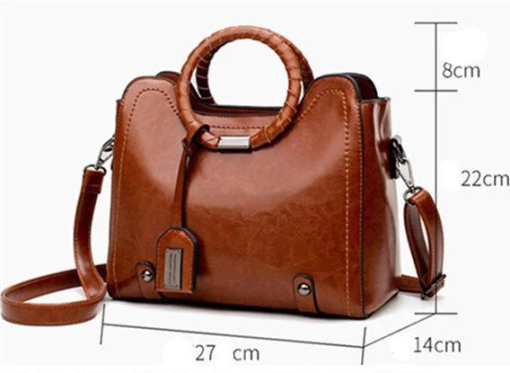 Mercedes High Class Leather Women Handbag - Image 9