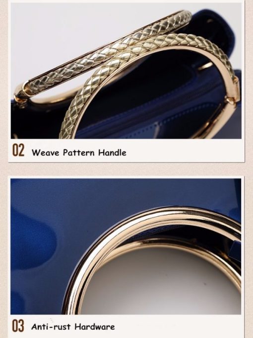 Mustang Luxury Handbag With Free Matching Wallet - Image 7