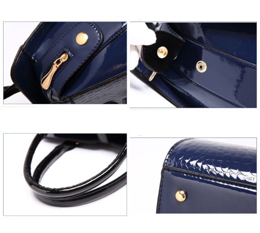 MCD Crocodile Leather Tote Bag - Image 8