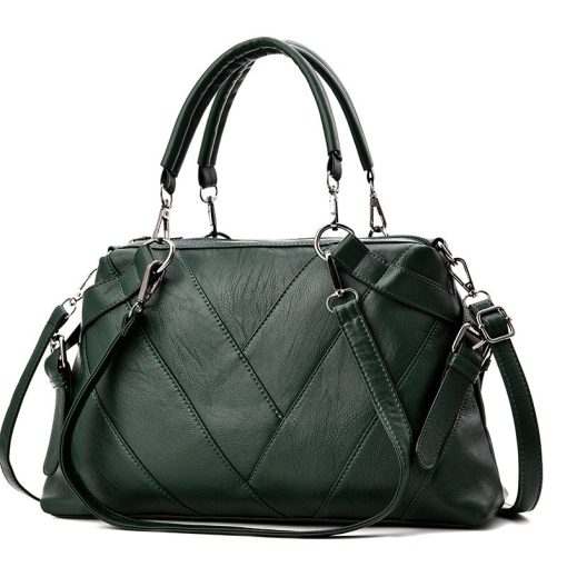 SK015 Genuine Leather Ladies Handbag - Image 4