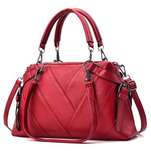 SK015 Genuine Leather Ladies Handbag - Image 6
