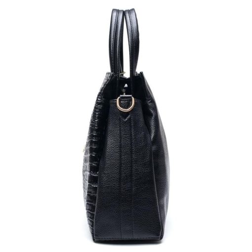 MCD Crocodile Leather Handbag With Free Matching Wallet - Image 7
