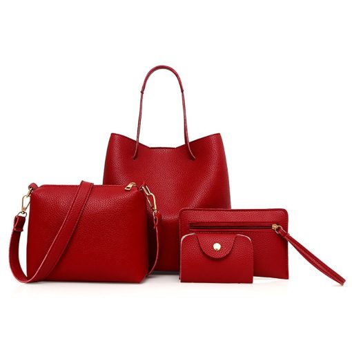 SK036 Luxury Handbag With Free Matching Wallet - Image 3