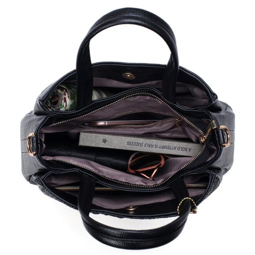 MCD Crocodile Leather Handbag With Free Matching Wallet - Image 10