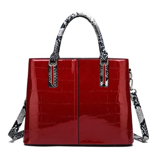 SK042 Leather Women's Handbag - Image 4