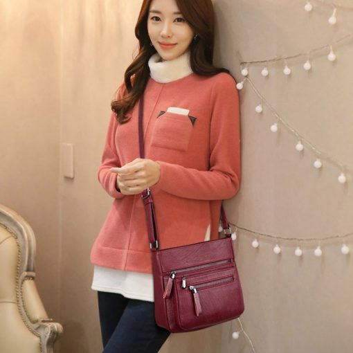 High Quality Leather Crossbody Bags - Image 5