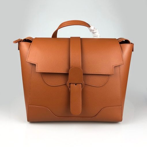 Fashionable Leather Cowhide One Shoulder Handbag - Image 4