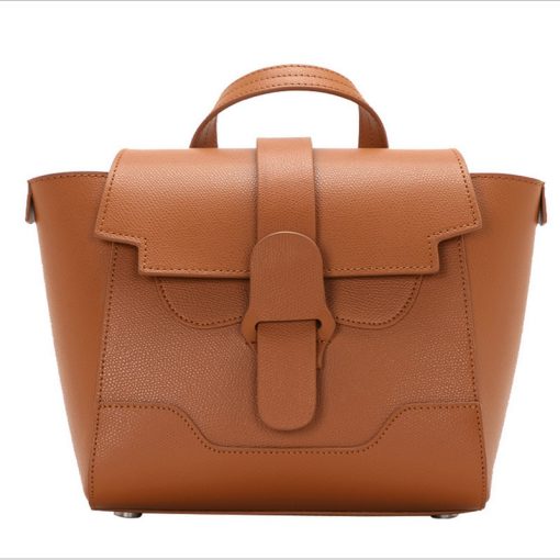 Fashionable Leather Cowhide One Shoulder Handbag