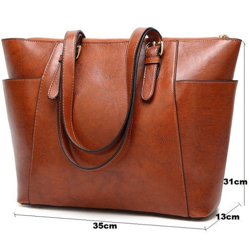 SK020 Genuine Leather Ladies Handbag - Image 12