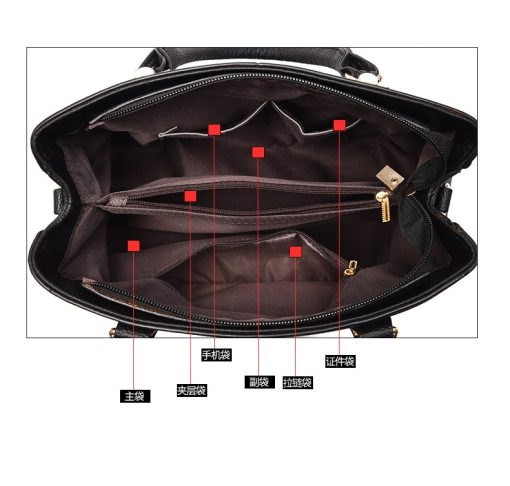 SK027 Leather Women's Handbag - Image 4