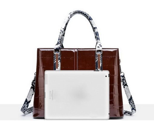 SK042 Leather Women's Handbag - Image 10