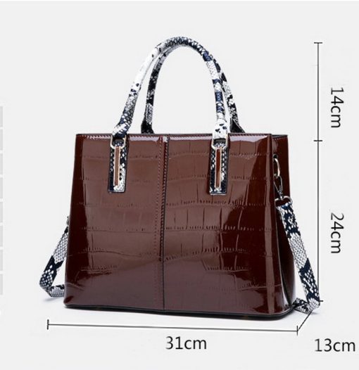 SK042 Leather Women's Handbag - Image 11