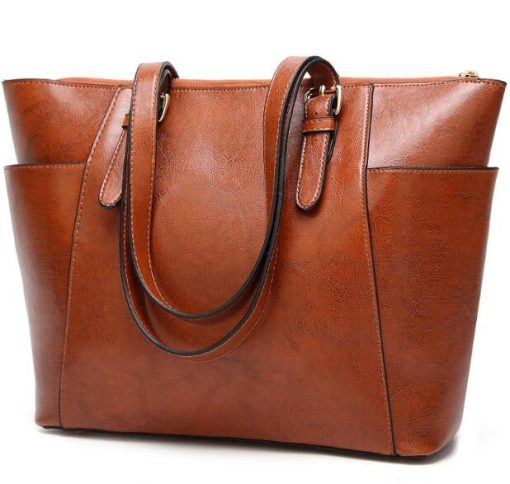 SK020 Genuine Leather Ladies Handbag - Image 7