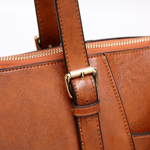 SK020 Genuine Leather Ladies Handbag - Image 13
