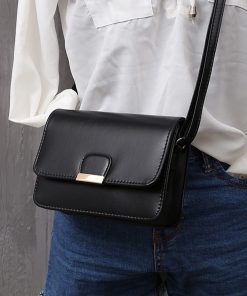 SK041 Women's Fashion Leather Simple Handbag