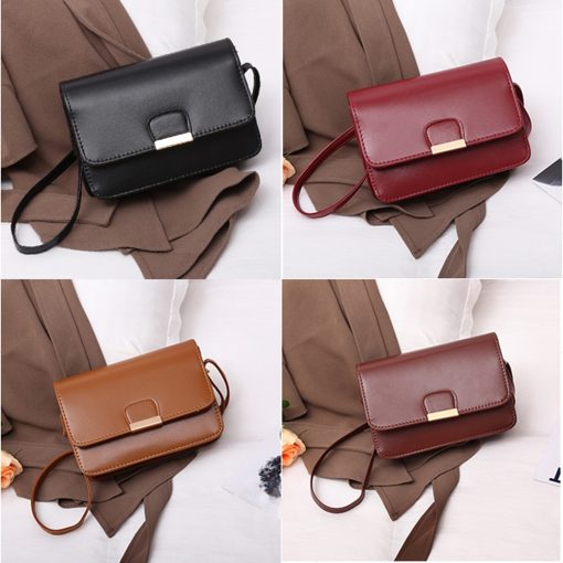 SK041 Women's Fashion Leather Simple Handbag - Image 6