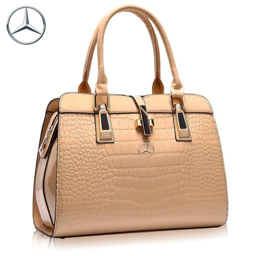 MCD Crocodile Leather Tote Bag - Image 4