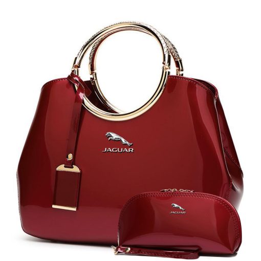Jaguar Luxury Handbag With Free Matching Wallet - Image 3