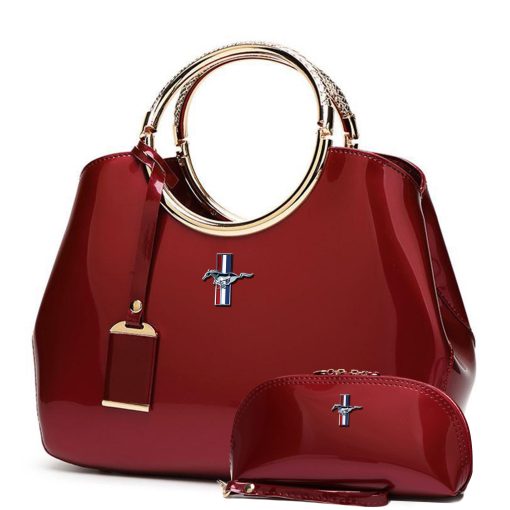 Mustang Luxury Handbag With Free Matching Wallet - Image 4