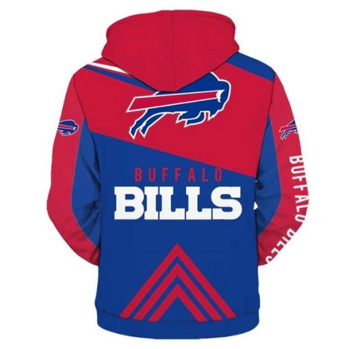 Buffalo Bills Zip Up Hoodies Cheap 3D Sweatshirt V50 - Image 3