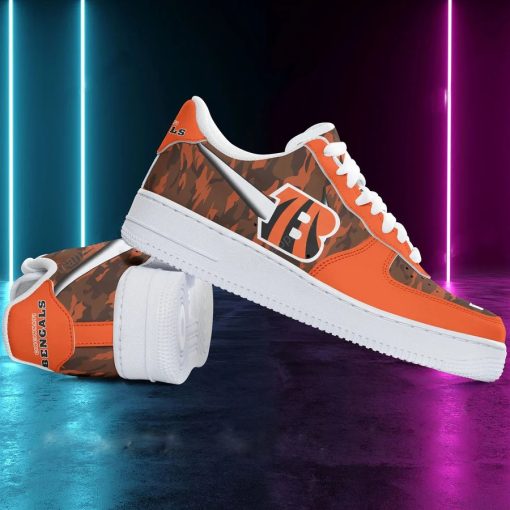 Cincinnati Bengals Sneakers Football Air Force Shoes V52 - Image 3