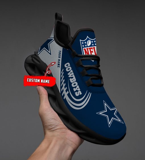 Dallas Cowboys Custom Name Max Soul Shoes V06 - Image 3
