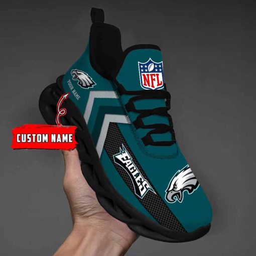 Philadelphia Eagles Custom Name Max Soul Shoes V08 - Image 3