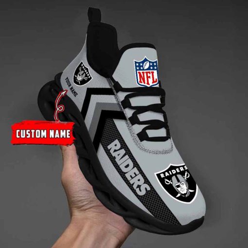 Las Vegas Raiders Custom Name Max Soul Shoes V08 - Image 3