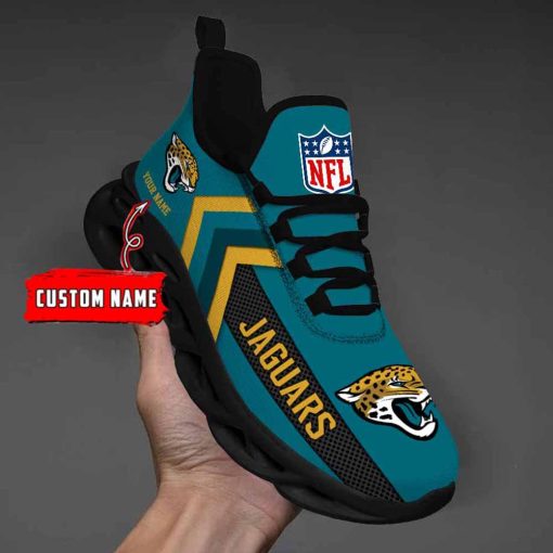 Jacksonville Jaguars Custom Name Max Soul Shoes V08 - Image 3