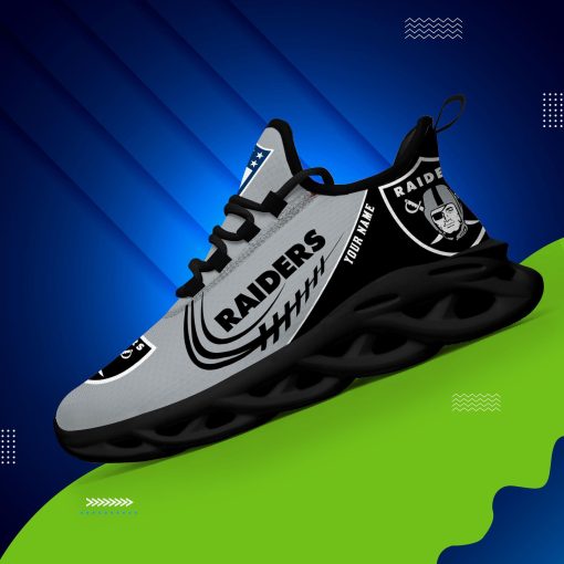 Las Vegas Raiders Max Soul Running Sneakers V06 - Image 9