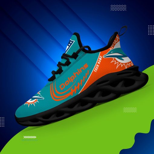 Miami Dolphins Shoes Custom Max Soul Shoes V06 - Image 9
