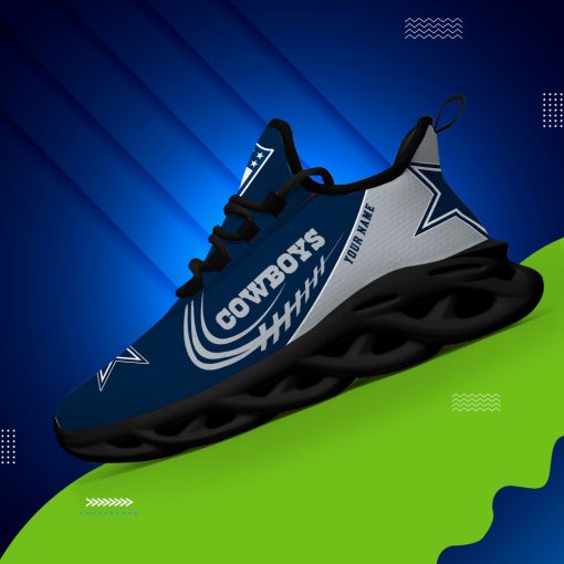 Dallas Cowboys Custom Name Max Soul Shoes V06 - Image 9