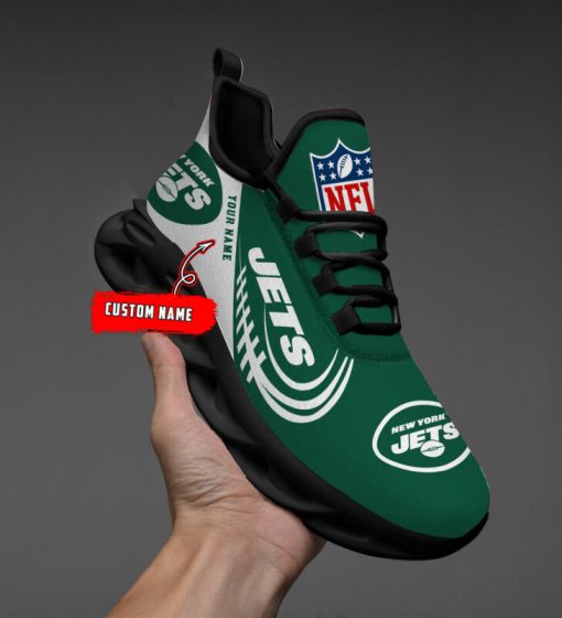 New York Jets Shoes Custom Max Soul Shoes V06 - Image 3