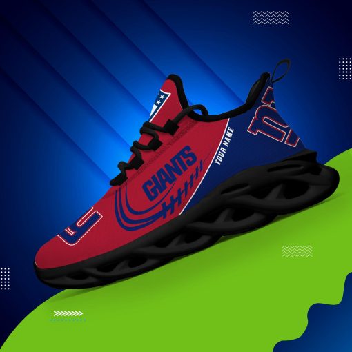 New York Giants Max Soul Shoes Luxury Custom Name V06 - Image 9