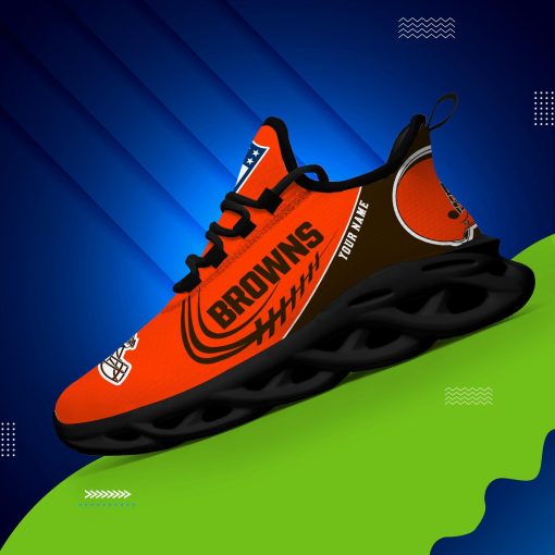 Cleveland Browns Shoes Custom Max Soul Shoes V06 - Image 9