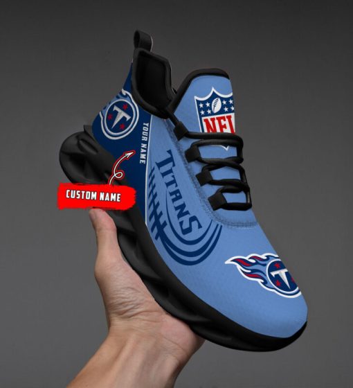 Tennessee Titans Shoes Custom Max Soul Shoes V06 - Image 3