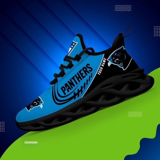 Carolina Panthers Shoes Custom Max Soul Shoes V06 - Image 9
