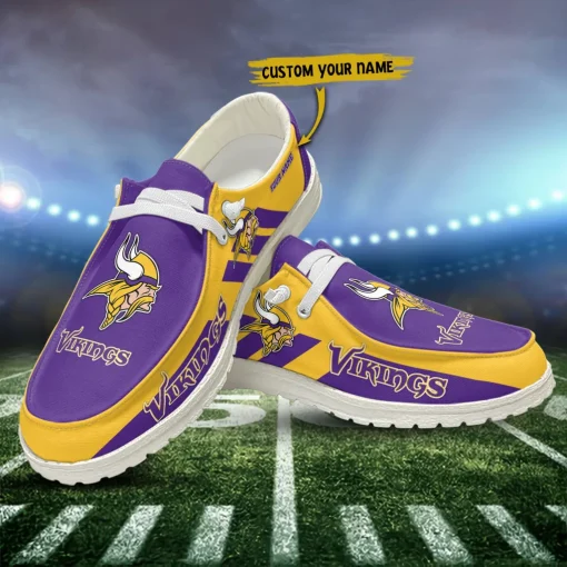 Minnesota Hey Dude Custom Name Shoes V15 - Image 3