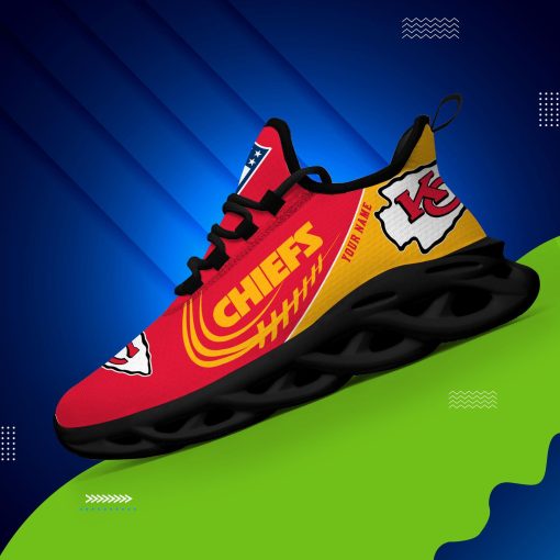 Kansas City Chiefs Shoes Custom Max Soul Luxury V06 - Image 9
