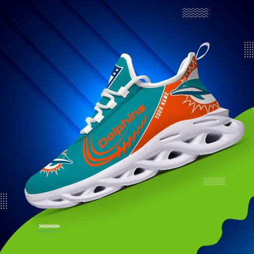 Miami Dolphins Shoes Custom Max Soul Shoes V06 - Image 8