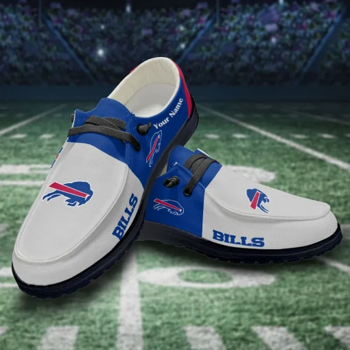 Buffalo Bills Hey Dude Custom Name Shoes V10 - Image 3