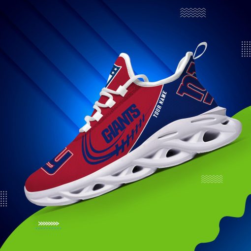 New York Giants Max Soul Shoes Luxury Custom Name V06 - Image 8