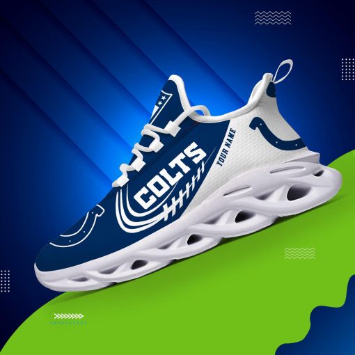 Indianapolis Colts Shoes Custom Max Soul Shoes V06 - Image 8