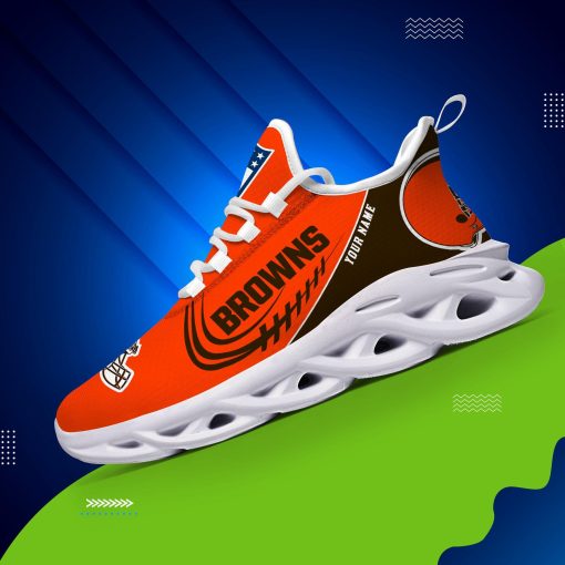 Cleveland Browns Shoes Custom Max Soul Shoes V06 - Image 8