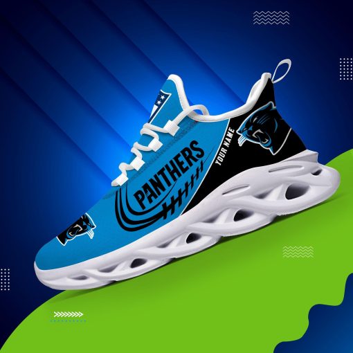 Carolina Panthers Shoes Custom Max Soul Shoes V06 - Image 8
