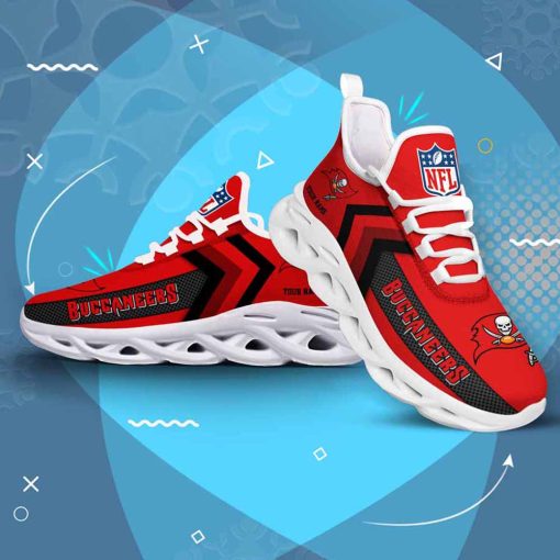 Tampa Bay Buccaneers Custom Name Max Soul Shoes V08 - Image 4