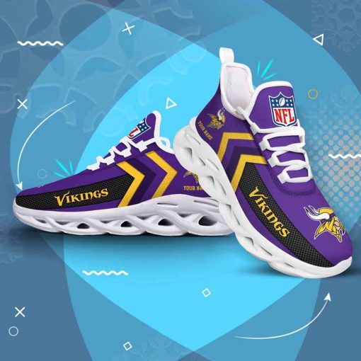 Minnesota Custom Name Max Soul Shoes V08 - Image 4