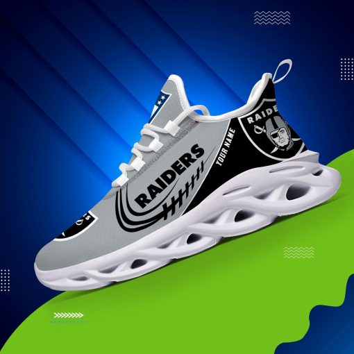 Las Vegas Raiders Max Soul Running Sneakers V06 - Image 8