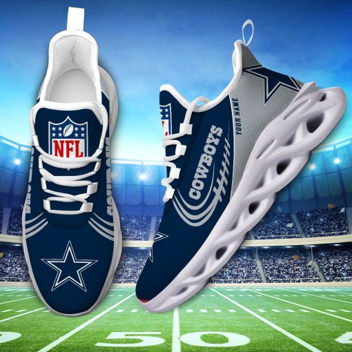 Dallas Cowboys Custom Name Max Soul Shoes V06 - Image 7